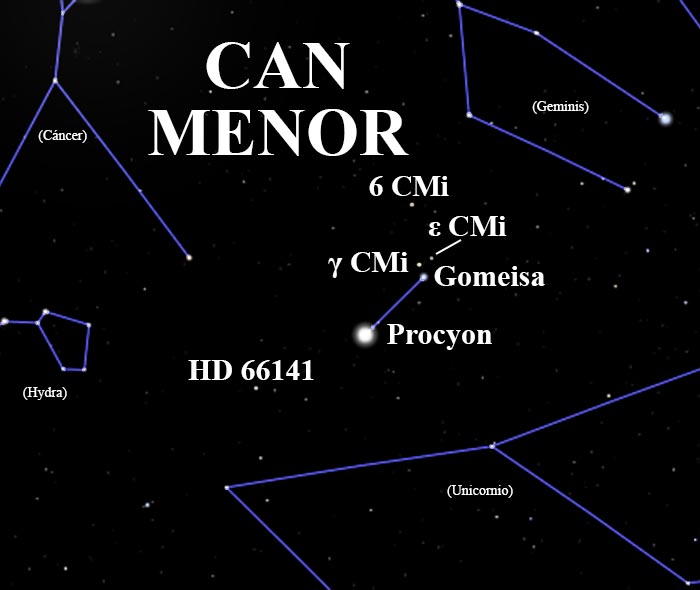 constelación Can Menor